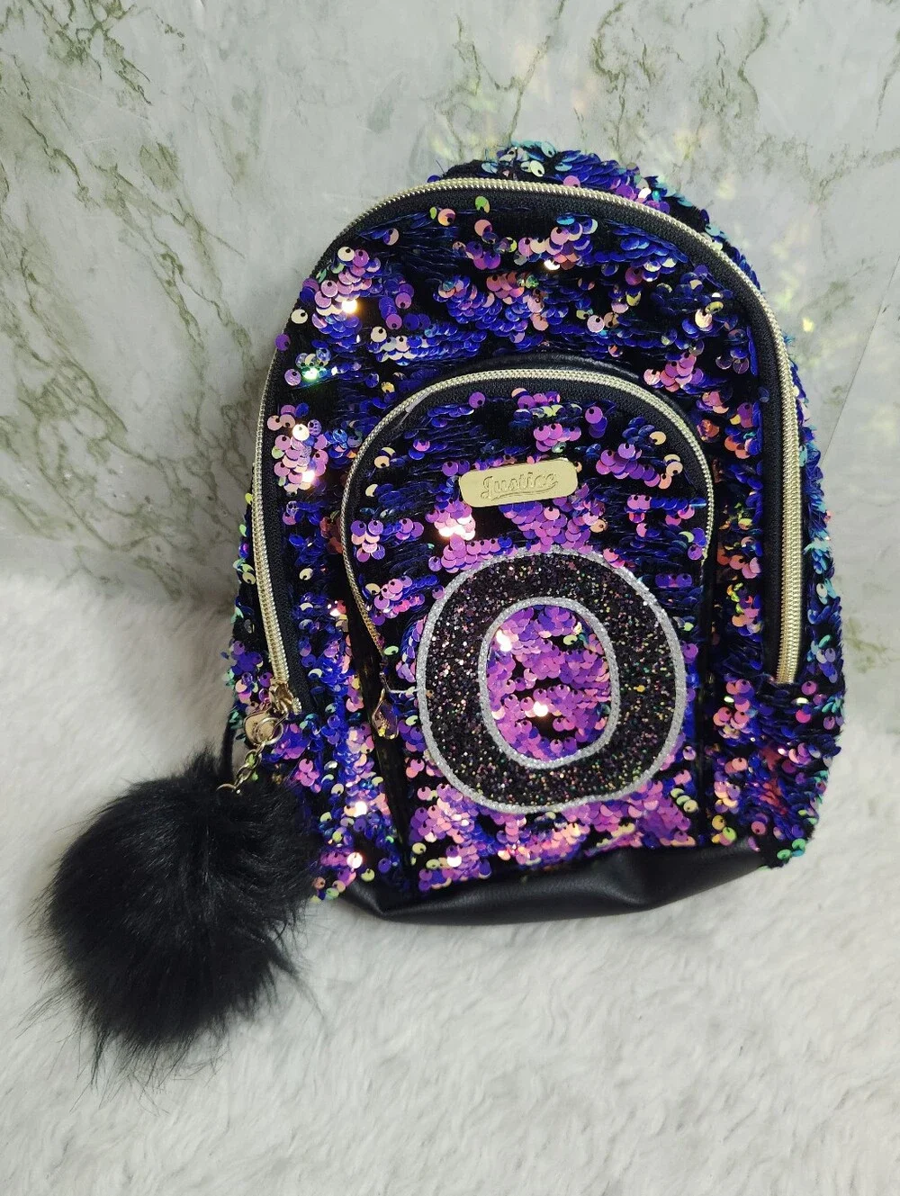 Justice Sequin/Monogramm 
